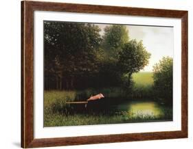 Kohler's Pig-Michael Sowa-Framed Art Print