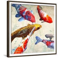 Koi 1-Teo Rizzardi-Framed Art Print