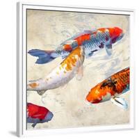 Koi 2-Teo Rizzardi-Framed Art Print