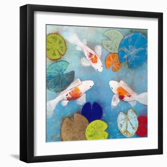 Koi 2-Aleah Koury-Framed Art Print