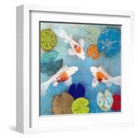 Koi 2-Aleah Koury-Framed Art Print