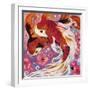 Koi and Cherry Blossoms-Natasha Wescoat-Framed Giclee Print