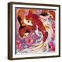 Koi and Cherry Blossoms-Natasha Wescoat-Framed Premium Giclee Print