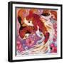 Koi and Cherry Blossoms-Natasha Wescoat-Framed Premium Giclee Print