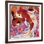 Koi and Cherry Blossoms-Natasha Wescoat-Framed Giclee Print