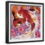 Koi and Cherry Blossoms-Natasha Wescoat-Framed Giclee Print