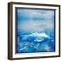 Koi and Water Reflections-Colin Anderson-Framed Photographic Print