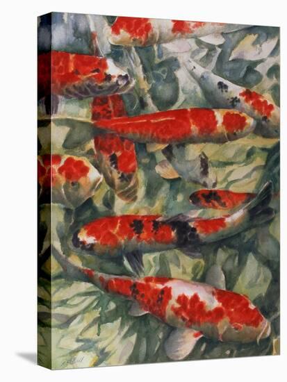 Koi Carp-Gareth Lloyd Ball-Stretched Canvas