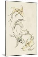 Koi Dance I-June Vess-Mounted Art Print