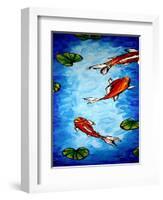 Koi Delight-Megan Aroon Duncanson-Framed Art Print