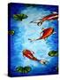 Koi Delight-Megan Aroon Duncanson-Stretched Canvas