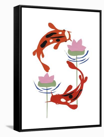 Koi Fantasy II-Alicia Ludwig-Framed Stretched Canvas