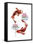 Koi Fantasy II-Alicia Ludwig-Framed Stretched Canvas