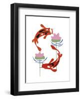 Koi Fantasy II-Alicia Ludwig-Framed Art Print