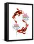 Koi Fantasy II-Alicia Ludwig-Framed Stretched Canvas