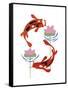 Koi Fantasy II-Alicia Ludwig-Framed Stretched Canvas