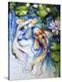 Koi Koi and Lily-Marcia Baldwin-Stretched Canvas