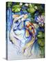 Koi Koi and Lily-Marcia Baldwin-Stretched Canvas