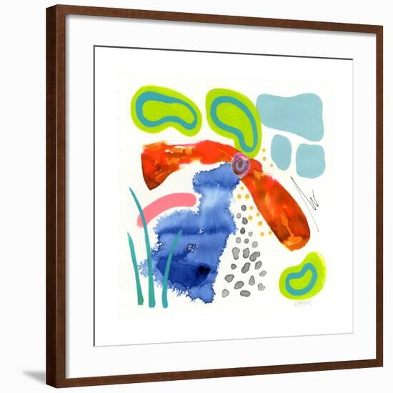 Koi Pond-Wyanne-Framed Giclee Print