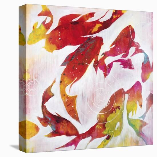 Koi Pond-Liz Jardine-Stretched Canvas