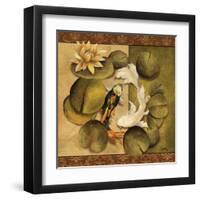 Koi Square I-Elizabeth Medley-Framed Art Print