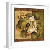 Koi Square I-Elizabeth Medley-Framed Art Print