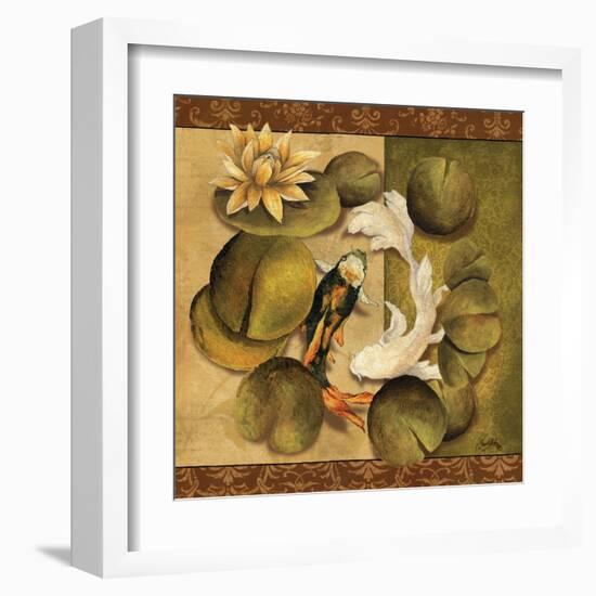 Koi Square I-Elizabeth Medley-Framed Art Print