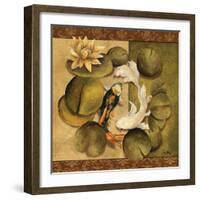 Koi Square I-Elizabeth Medley-Framed Art Print