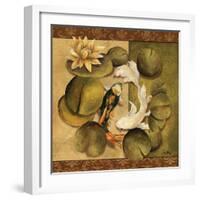 Koi Square I-Elizabeth Medley-Framed Art Print