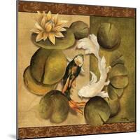 Koi Square I-Elizabeth Medley-Mounted Art Print