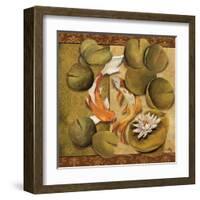 Koi Square II-Elizabeth Medley-Framed Art Print