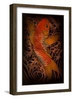 Koi-Clark North-Framed Art Print