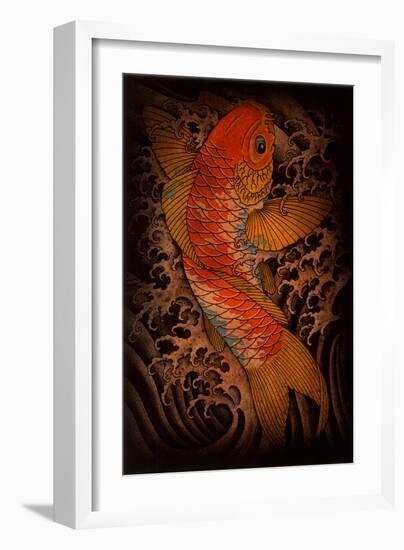 Koi-Clark North-Framed Art Print