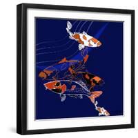 Koi-Anna Platts-Framed Giclee Print