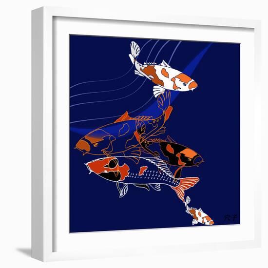 Koi-Anna Platts-Framed Giclee Print