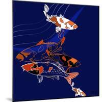 Koi-Anna Platts-Mounted Giclee Print