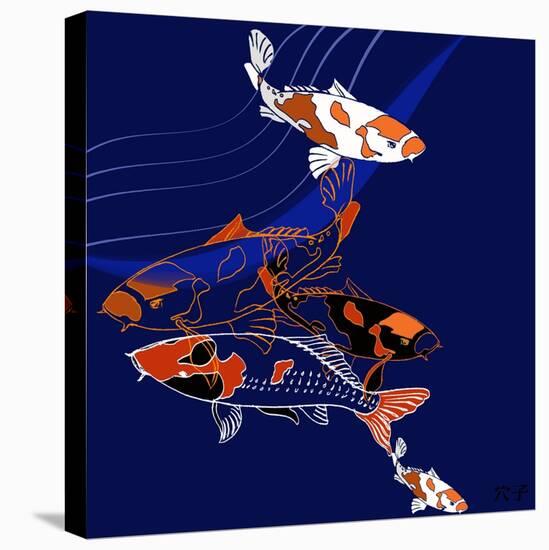 Koi-Anna Platts-Stretched Canvas