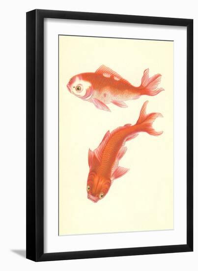 Koi-null-Framed Art Print