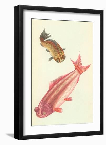 Koi-null-Framed Art Print