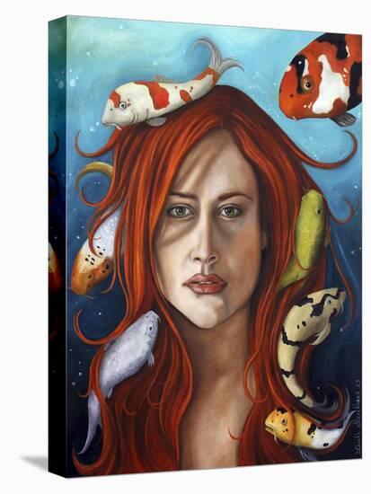 Koi-Leah Saulnier-Stretched Canvas