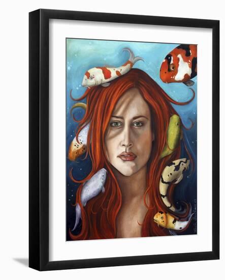 Koi-Leah Saulnier-Framed Giclee Print