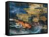 Koi-Theo Beck-Framed Stretched Canvas