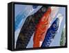 Koinobori, or Carp Streamers, Seen Throughout Japan around Children's Day, May 5Th, Japan-null-Framed Stretched Canvas