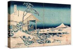 Koishikawa Yuki No Ashita-Katsushika Hokusai-Stretched Canvas