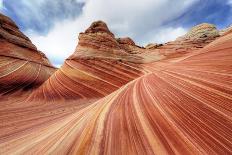 The Wave, Rock Formation at North Coyote Buttes in Utah USA-kojihirano-Photographic Print