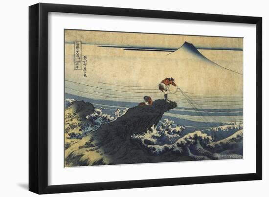 Kojikisawa in the Kai Province, Between 1827 and 1830-Katsushika Hokusai-Framed Giclee Print