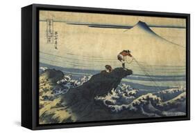 Kojikisawa in the Kai Province, Between 1827 and 1830-Katsushika Hokusai-Framed Stretched Canvas