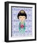 Kokeshi 1-Ladyleia-Framed Art Print