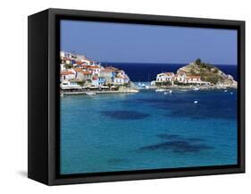 Kokkari, Samos, Aegean Islands, Greece-Stuart Black-Framed Stretched Canvas