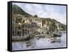 Kokkari Samos, Greece, Fisherman's Corner-Stanton Manolakas-Framed Stretched Canvas